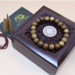 Thumbnail Vòng Tay Trầm Hương MTH JEWELRY Hạt Tròn Đơn 8mm Trầm Tốc Việt - Trầm Hương Tự Nhiên - Mộc Trầm Hương 1
