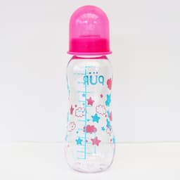 Thumbnail Bình sữa cổ thường thân thon có eo Pur 240ml - màu hồng 2