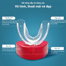 Thumbnail Dụng Cụ Chỉnh Nha Niềng Răng Cofoe Trong Suốt Bảo Vệ Răng Chống Mài Mòn 4