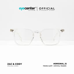 Thumbnail Gọng kính unisex chính hãng B12-S by ZAC&CODY mắt vuông nhập khẩu Eye Center Vietnam 3