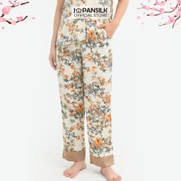 Thumbnail Đồ Ngủ Pijama Lụa Satin Nhật Cao Cấp Cộc Tay JAPAN SILK Họa Tiết Sang Trọng 3
