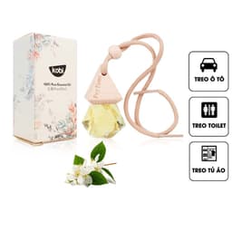 Thumbnail Tinh dầu treo xe ô tô hương hoa Nhài Kobi giúp khử mùi xe hơi hiệu quả - 10ml 1