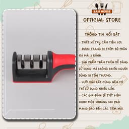 Thumbnail Dụng cụ mài dao 3 rãnh inox Bam House loại lớn cao cấp MD01 2