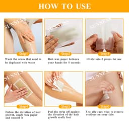 Thumbnail 2 miếng SUNNESS miếng dán tẩy lông 4