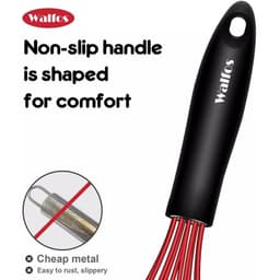 Thumbnail Bộ dây thép không gỉ Walfos Silicone Whisk Bộ chịu nhiệt 2