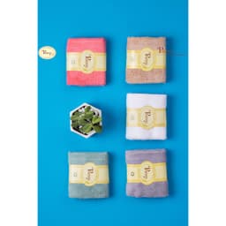 Thumbnail Khăn mặt chữ nhật Poêmy sọc gân KT(29x45) 3