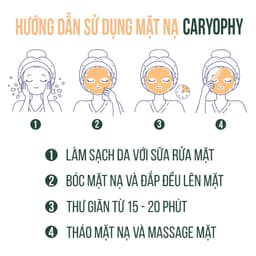 Thumbnail Mặt nạ Caryophy portulaca mask sheet giảm mụn mờ thâm Hàn Quốc 22g (1 miếng - 5 miếng) 4