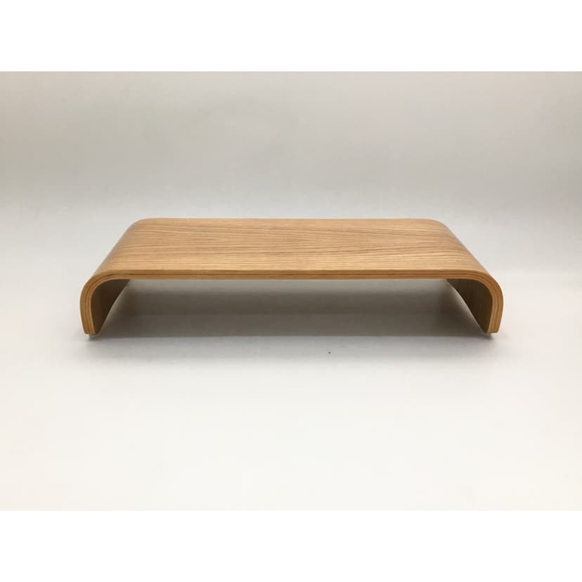 Ảnh Kệ để màn hình máy tính Plyconcept Monitor Stand gỗ uốn cong - Màu Gỗ Sồi Oak 4