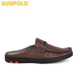 Thumbnail Giày sục nam Da bò cao cấp SUNPOLO công sở đi chơi SPO274 2