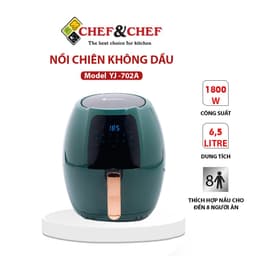 Thumbnail Nồi Chiên Không Dầu Điện Tử CHEF&CHEF 6.5L YJ-702A – Hiện Đại, Dễ Dùng, Chiên Nướng Giòn Ngon 2