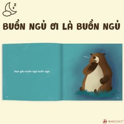 Thumbnail Sách Ehon Combo 3 cuốn Buồn ngủ ơi là buồn ngủ Dành cho trẻ từ 0 4 tuổi 4