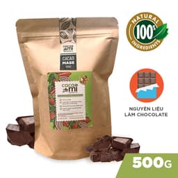 Thumbnail Cacao mass CacaoMi nguyên liệu sô cô la handmade từ hạt ca cao 100% nguyên chất không đường 250-500g 1