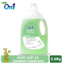 Thumbnail Nước giặt xả On1 hương Bamboo Charcoal 3.6Kg sạch khuẩn, khử mùi, thơm lâu kết hợp giặt xả 2 trong 1 N6902 3