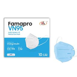 Thumbnail COMBO 10 Hộp khẩu trang y tế kháng khuẩn 4 lớp Famapro VN95 (10 cái/hộp) 4