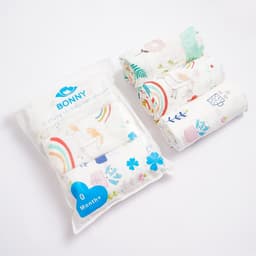 Thumbnail Bộ 3 Khăn Tắm BONNY Sợi Tre 1m1x1m2 Siêu Nhẹ, Mềm Mịn và Thấm Hút Tốt 3