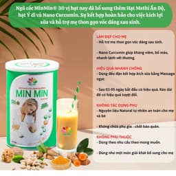 Thumbnail Combo 2 Hộp Ngũ Cốc Min Min 35 Hạt Và 38 Hạt Giúp Lợi Sữa Và Bổ Sung Dinh Dưỡng Cho Mẹ Bầu và Sau Sinh 2