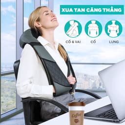 Thumbnail Máy Massage Cổ Vai Gáy Chuyên Sâu KINGTECH KS-460,  Chức Nhiệt Hồng Ngoại, Xoay Đảo Chiều - Hàng Chính Hãng 3