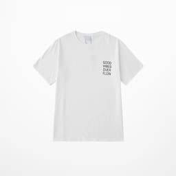 Thumbnail Áo thun NELLY Cotton 260gsm Premium - Good Viber Over Flow Tay Lỡ Form Rộng Nam Nữ 3