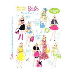 Thumbnail Sách Ghép Hình Barbie Thủ Công Dựng Hình Thời Trang Mùa Hè Rực Rỡ 3
