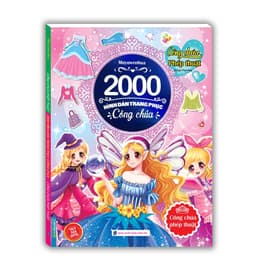 Thumbnail Sách - 2000 hình dán trang phục công chúa - Công chúa phép thuật 1