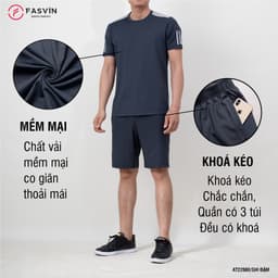 Thumbnail Bộ Quần Áo Nam Thể Thao FASVIN AT22500.HN Hàng Nhà Máy Chất Liệu tốt Phom Dáng Đẹp 4