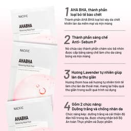 Thumbnail Mặt nạ giấy Nacific AHABHA Balancing Mask Pack 30g hỗ trợ dưỡng sáng da 2