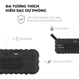 Thumbnail Loa Bluetooth 5.0 Kiêm Sạc Dự Phòng Energizer BTS106 - Hàng Chính Hãng, Bảo Hành 2 Năm 1 Đổi 1 4
