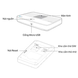 Thumbnail Bộ Phát Wifi Di Động TP-Link M7350 3G/4G LTE 150Mbps 3