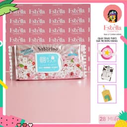Thumbnail Mặt Nạ Dưỡng Ẩm Buổi Sáng Hương Hoa Anh Đào Saborino Morning Facial Sheet Mask 28 Miếng 1