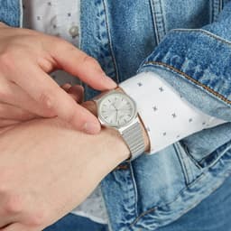 Thumbnail Đồng Hồ Casio Nữ Dây Kim Loại STANDARD MQ-24D-7EDF Chính Hãng 3