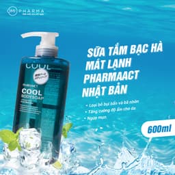 Thumbnail Sữa Tắm Nam Cao Cấp Nhật Bản Bạc Hà Mát Lạnh Pharmaact Cool Body Soap (550ml) 1