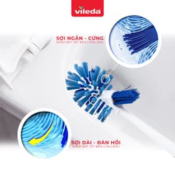 Thumbnail Chổi cọ bồn cầu, toilet VILEDA Power Brush gồm khay đựng để pha nước tẩy rửa 3