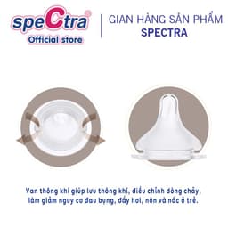 Thumbnail Núm ti cổ rộng Spectra Chính Hãng Hàn Quốc Hộp 2 Cái (Size S/M/L/LL) 1
