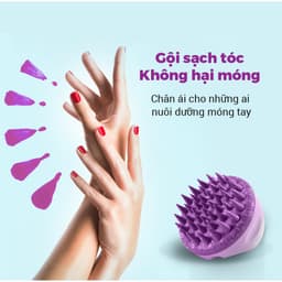 Thumbnail Lược Gội Đầu Massage Life360 LE-LGD22 Giảm Gàu, Giảm Rụng Tóc Hiệu Quả - Màu Tím - Hàng Chính Hãng 1