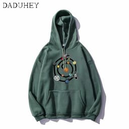 Thumbnail Áo hoodie Daduhey dài tay phong cách trẻ trung cá tính dành cho nữ 2