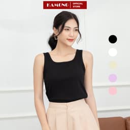 Thumbnail Áo ba lỗ nữ sát nách KAMONG thun cotton 100% A134 1