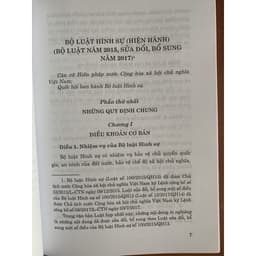 Thumbnail Sách - Bộ luật hình sự năm 2015 sửa đổi bổ sung năm 2017 3