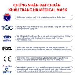 Thumbnail Khẩu Trang Y Tế Kháng Khuẩn HB Medical Mask Cao Cấp Healthy Beauty 1 Hộp 50 cái 4