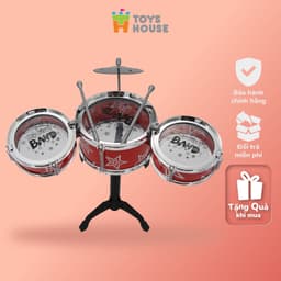Thumbnail Bộ Trống đồ chơi cho bé Jazz Drum Toys house Đồ chơi âm nhạc 1
