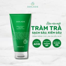 Thumbnail Sữa Rửa Mặt Tràm Trà Sạch Sâu, Kiềm Dầu Derladie Herbal Extract Care Deep Cleansing Foam 150ml 2