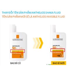 Thumbnail Kem Chống Nắng Dạng Sữa Lỏng Không Nhờn Rít La Roche-Posay Anthelios Invisible Fluid SPF50+ 50ml 1