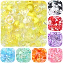 Thumbnail Hạt xâu Beadia bằng acrylic hỗn hợp phong cách Baroque dùng làm trang sức DIY 3