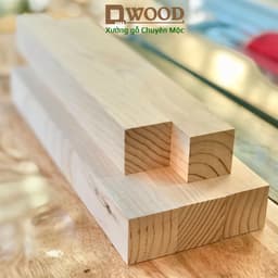Thumbnail Thanh gỗ thông Dwood vuông đã xử lý làm chân bàn, chân ghế 4