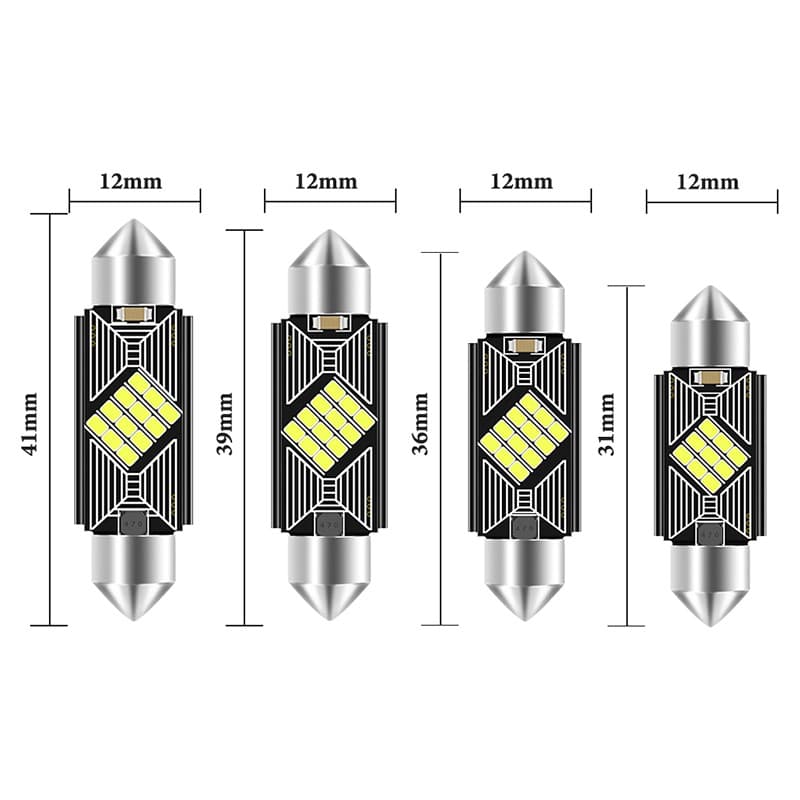 Ảnh Đèn Led Canbus Lymoyo C5W C10W 31mm 36mm 39mm 41mm 2035 12smd Tiện Dụng Cho Xe Hơi 3
