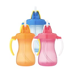 Thumbnail Bình uống nước tay cầm có ống hút Pigeon 150ml 1
