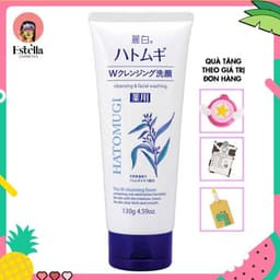 Thumbnail Sữa Rửa Mặt Hatomugi The W cleasing foam 130g 2