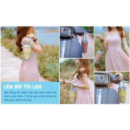 Thumbnail Túi Ly Giữ Nhiệt Rinfere - Sản Phẩm Handmade Phù Hợp Với Ly Giữ Nhiệt Rinfere, Lock and Lock, Yeti - Free Size 2