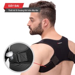 Thumbnail Đai chống gù lưng nam, nữ chính hãng GoodFit đai định hình cơ thể chất liệu bền, thoáng khí GF711P 3