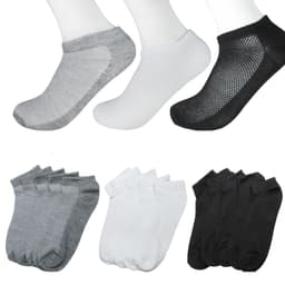 Thumbnail Vớ cổ thấp thoáng khí cao cấp mang giày lười/giày mọi dành cho nam và nữ 1