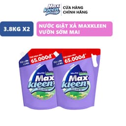 Thumbnail Combo 2 Túi Nước Giặt Xả MaxKleen Hương Vườn Sớm Mai 3.8kg/Túi 2
